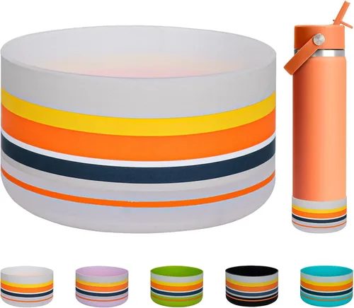 Miniatura 34 de HEYSKAY Funda protectora de silicona para botella de agua Hydro Flask y compatible con Stanley Tumbler, Yeti, Simple Modern, accesorios para Mezcla