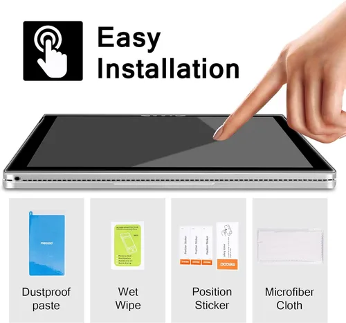 Miniatura 2 de Megoo Protector de pantalla para Surface Pro 5, ultra transparente, de alta respuesta, vidrio templado, compatible con Microsoft Surface Pro 6/Pro