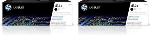 HP Cartucho de tóner cian 414A | Funciona con Color LaserJet Enterprise M455dn, MFP M480f, Pro M454, MFP M479 Series | W2021A (paquete de 2)