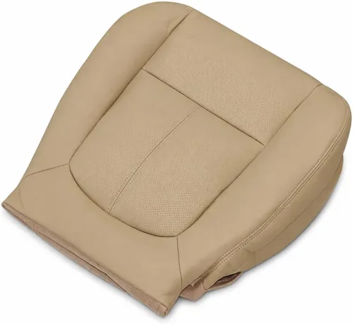 Miniatura 8 de Priprilod Funda de Asiento de Reemplazo de Cuero Negro Perforado para el Lado del Conductor Compatible con Ford F250 F350 F450 F550 Lariat 2011 2012