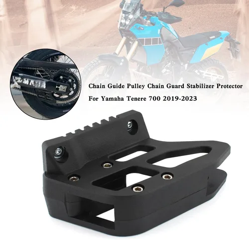 Miniatura 2 de Polea guía de cadena Estabilizador protector de cadena apto para Yamaha Tenere 700 XTZ 2019+