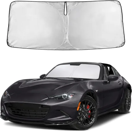 Miniatura 250 de EcoNour Parasol para parabrisas compatible con Hyundai Tucson 2016-2019 2020 2021, visera solar para parabrisas delantero y ventana, bloqueador