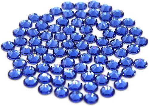 Miniatura 2 de Preciosa Viva Rhinestones Sin Hotfix Flatback - Zafiro - SS12 (0.118 in) - Elige tu cantidad (72)