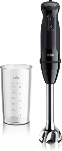 Braun MQ50001M Vario - Batidora de mano de inmersión de 21 velocidades con sistemas PowerBell VPlus, TurboBoost y EasyClick, cuchillas de acero