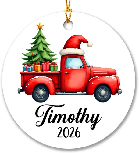 Miniatura 11 de Adorno de tren de Navidad, adorno de tren personalizado para decoración de árbol de Navidad, adorno personalizado de tren de amor para niños