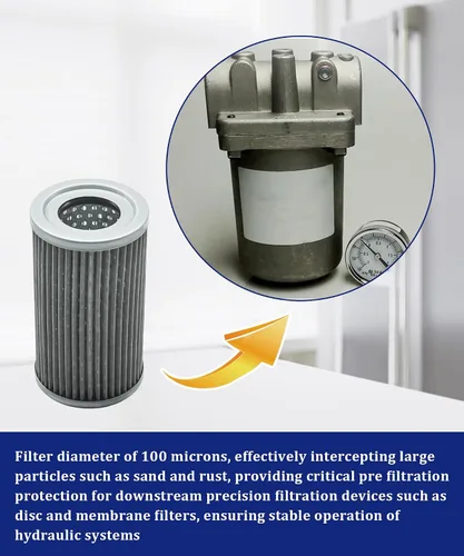 Miniatura 4 de 5062-100 Cleanable Wire Mesh Filter Compatible with Lenz DH-750 DH-1000 Medium Pressure in Line Filters Part,Replace5062-100V