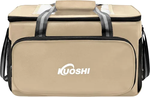 Miniatura 13 de Lonchera térmica aislada de 14 litros para hombres y mujeres, bolsa refrigeradora a prueba de fugas con forro de carcasa dura y bolsa tipo tote