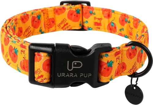 Miniatura 37 de Collar de Perro de Halloween con Hebilla de Metal Collar de Perro de Calabaza de Regalo para Perros Pequeños Medianos Grandes Niñas o Niños Collares