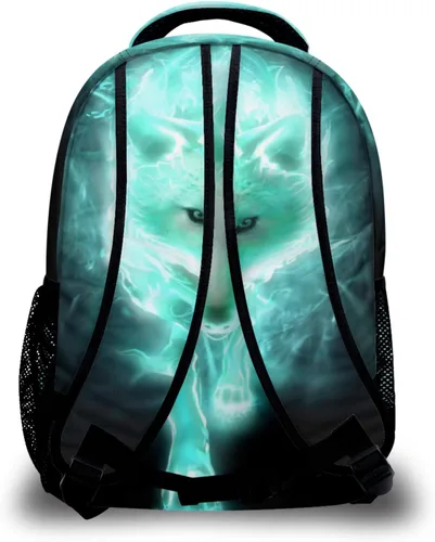 Miniatura 3 de Nerxy Mochila escolar para niños y niñas, Azul (Blue Wolf), Mochilas Daypack