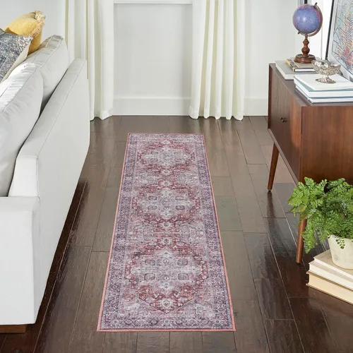 Miniatura 36 de Nourison Home New Concept - Alfombra lavable de 2 pies 2 pulgadas x 8 pies, fácil de limpiar, no se desprende, para dormitorio, sala de estar