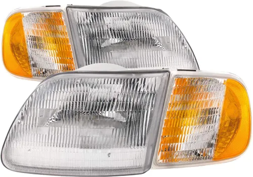 HEADLIGHTSDEPOT Compatible con faros Ford F-150/Ford F Super Duty/Ford Expedition/Ford F-150 Heritage