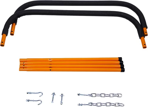 Miniatura 4 de Banco de trabajo portátil plegable, mesa de trabajo plegable de capacidad de 1,000 libras, soporte de parachoques resistente para garaje y tienda