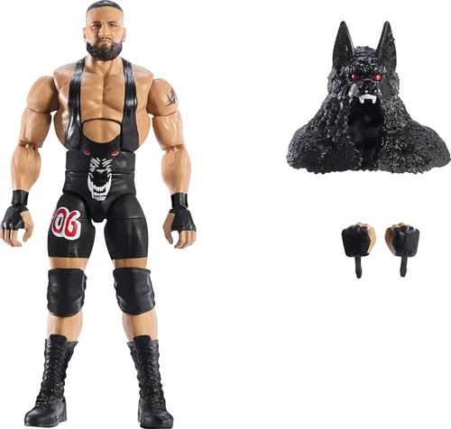 Miniatura 8 de Mattel WWE Elite - Figura de acción y accesorios, serie #113 de 6 pulgadas, coleccionable de 6 pulgadas, John Carlito coleccionable con 25 puntos