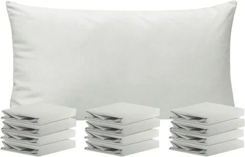 Miniatura 9 de NTBAY Paquete de 12 fundas de almohada Queen 100% microfibra cepillada, súper suaves y acogedoras, resistentes a las arrugas, la decoloración