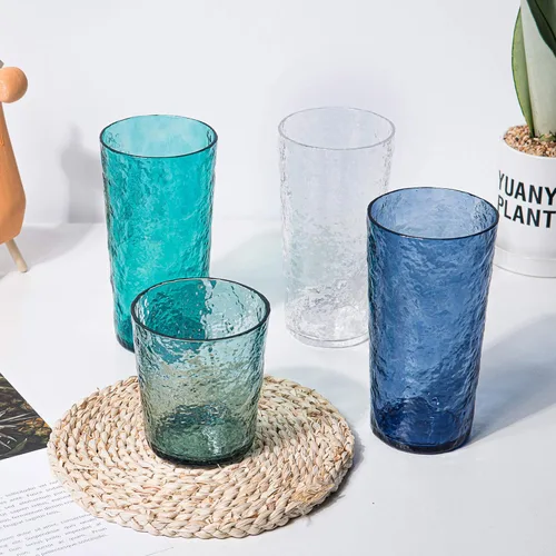Miniatura 4 de KX-WARE Vasos de plástico de acrílico de 18 onzas, juego de 6 unidades, color azul