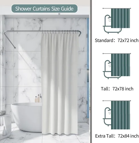 Miniatura 5 de CAPSCEOLL Tree Forest Nature - Cortina de ducha con diseño de árbol en el bosque, cortina de baño para baño, tela de poliéster impermeable, 66 x 72