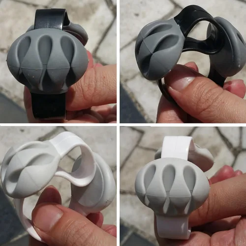 Miniatura 3 de NewFerU Clips de caída de cables de escritorio no adhesivos, soporte para cable de mesa, abrazadera de gestión de cables pequeña extraíble