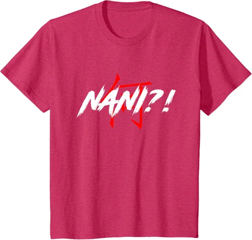 Miniatura 75 de Nani Meme Anime Japanese Camiseta, Negro, S