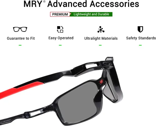 Miniatura 22 de Mryok Auriculares de repuesto para gafas de sol Oakley Carbon Prime OO6021 - Opciones