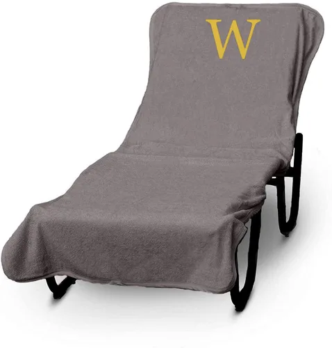Miniatura 291 de Luxury Hotel & Spa - Funda para Tumbona de Piscina con Monograma, Letras Bordadas en Bloque - Extra Absorbente 100% Algodón Turco - Rizo Suave