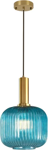 Miniatura 18 de Moderna lámpara colgante con enchufe de mediados de siglo, lámpara colgante de vidrio lechoso, lámpara colgante enchufable con luz de techo