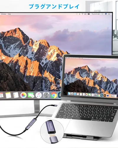Miniatura 5 de Sniokco Adaptador USB C a HDMI, cable 4K USBC a HDMI de alta velocidad para Thunderbolt 3/4, adaptador HDMI a USB C con iPhone 16 15 Pro Max MacBook