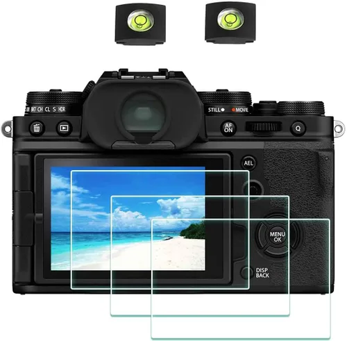 Miniatura 7 de ULBTER Protector de pantalla para Fujifilm GFX 100 II Fuji GFX100 II 【No para GFX 100S II】 LCD + PET Top Flim [2+2 unidades] Vidrio templado 0.012