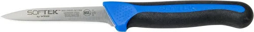 Miniatura 11 de Cuchillo de pelar de grado comercial Winco de 8,2 cm, rojo (paquete de 2)