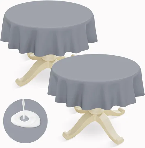 Miniatura 69 de homing - Mantel cuadrado de vinilo, mantel de plástico impermeable y a prueba de derrames con respaldo de franela, cubierta de mesa fácil de limpiar