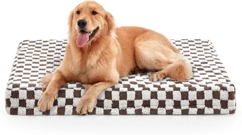 Miniatura 12 de JOEJOY Cama para perro para perros grandes, cama ortopédica extra grande para perros con funda extraíble y lavable, cama de espuma con forma de caja