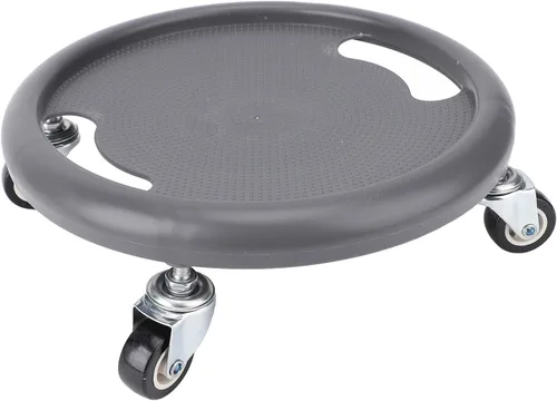 Miniatura 2 de Entrenador de 4 ruedas para mayor fuerza del núcleo y disco deslizante de rodillo de fitness, dispositivo de entrenamiento premium inodoro con Gris
