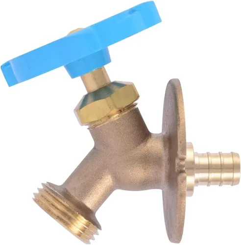 Miniatura 2 de SharkBite 1/2 x 3/4 pulgadas MHT latón crimpado manguera de 45 grados Bibb, tubo PEX, PE-RT, UC24632Z