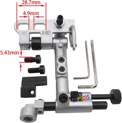Miniatura 3 de CKPSMS Marca - 1 juego de guía de borde suspendido (colgante) # GB-6 compatible con/reemplazo para Juki Brand LU-1508 LU-1510 DNU-1541S LU-562