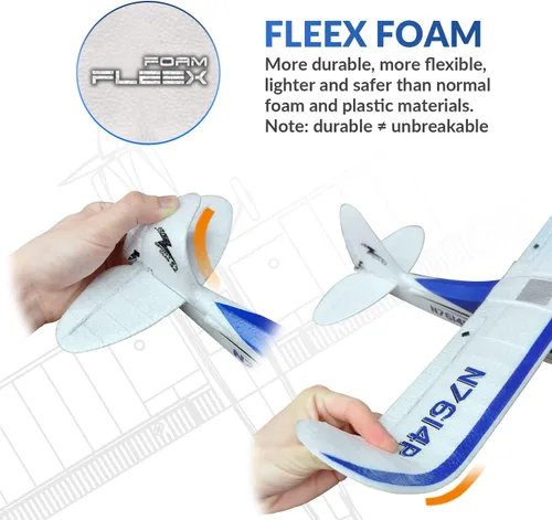 Miniatura 6 de RC Plane Sport Cub 500 S2 RC Avión RTF 4 CH Avión de control remoto con sistema de estabilización giroscópica y acrobático de una tecla, listo