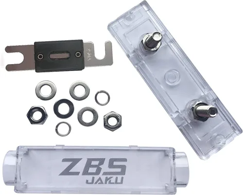 Miniatura 5 de Portafusibles en línea de 250 A, calibre 0/2/4/8 AWG ANL con fusibles ANL de 250 amperios para amplificador de audio de automóvil (paquete de 2)