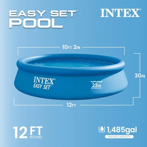 Miniatura 3 de INTEX - 28131EH Piscina de 12 pies x 30 pulgadas Easy Set con bomba de filtro de cartucho