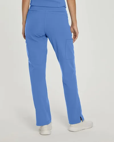 Miniatura 3 de Urbane Impulse 9207 - Pantalones de uniforme médico tipo cargo ajustados para mujer (4 unidades)