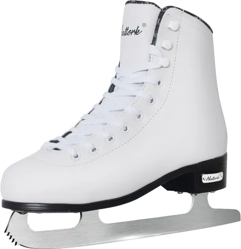 Miniatura 12 de Nattork Patines de Figura con Hojas de Acero Inoxidable de Excelencia para Patinaje sobre Hielo con Soporte Mejorado, Rendimiento de Fuerza