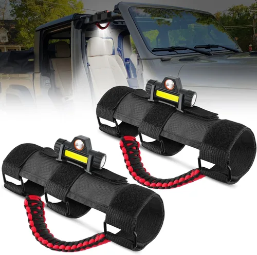 Miniatura 9 de Nilight Luz de cúpula UTV, universal, de 1.5 a 2.0 pulgadas, montaje en barra antivuelco, LED interior, haz combinado de foco e inundación, luces 1