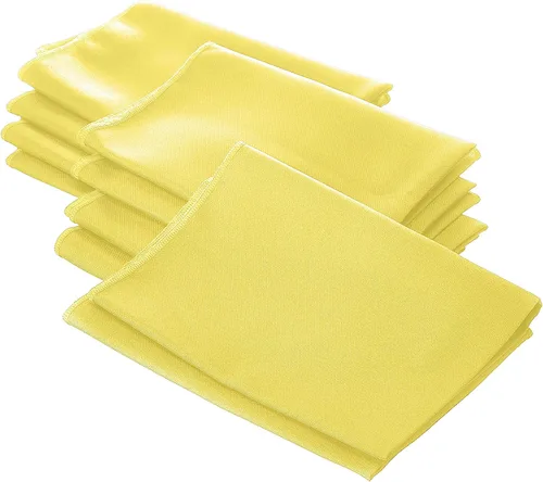 Miniatura 108 de LA Linen Paquete de 10 servilletas de popelina de poli, servilletas de tela suave, servilletas lavables y reutilizables, servilletas de mesa