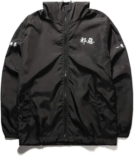 Miniatura 2 de Chaqueta rompevientos Aitfineism para hombre liviana con capucha y cordón