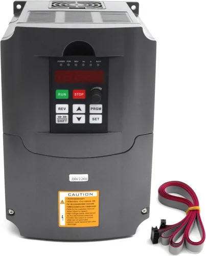 RATTMMOTOR Unidad de frecuencia variable 2.2KW 110V VFD Convertidor de frecuencia Convertidor de frecuencia Entrada monofásica, salida trifásica