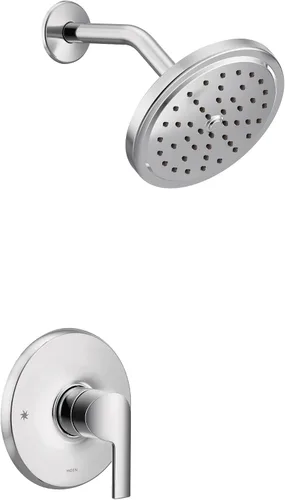 Miniatura 4 de Moen UTS3202BN Doux M-CORE 3-Series - Juego de molduras de ducha con 1 mango, requiere válvula, níquel cepillado