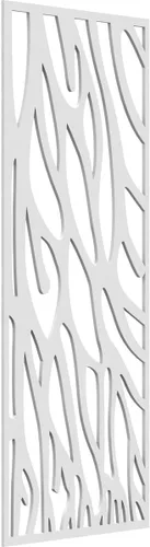 Miniatura 93 de 9 3/8"W x 24 3/8"H x 1/4"T Bristol Decorativos Paneles de Pared de Madera Calado, Cereza
