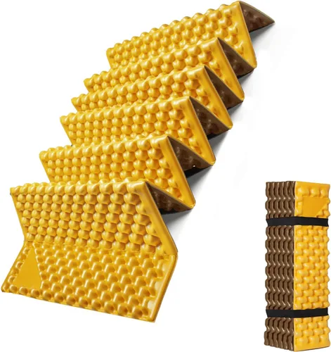 Miniatura 9 de Almohadillas de espuma para acampar para senderismo, colchón ultraligero de celda cerrada, tapete suave impermeable para adultos, esterillas anchas