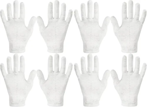 Eurow Guantes hidratantes para manos secas y agrietadas, guantes de algodón curativos durante la noche, loción bloqueada para eczema, psoriasis,