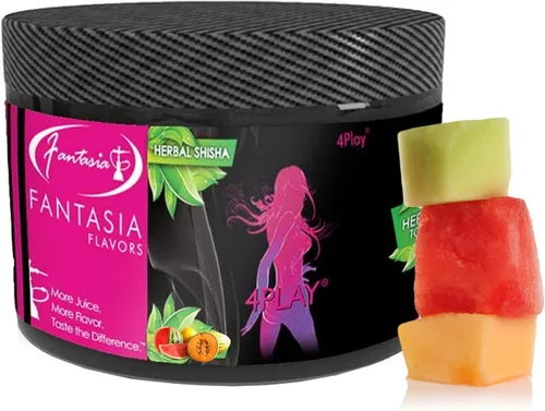 Miniatura 5 de Fantasia Cachimba sin nicotina, sabor a cachimba shisha, lata de 8.82 oz, sin tabaco, sin nicotina, neblina púrpura (uva real)