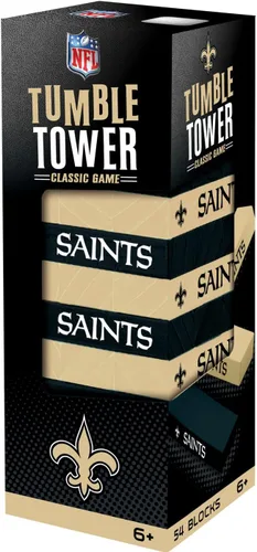 Miniatura 15 de MasterPieces Día del juego - NFL San Francisco 49ers - Torre de caída con licencia oficial, bloques de madera real