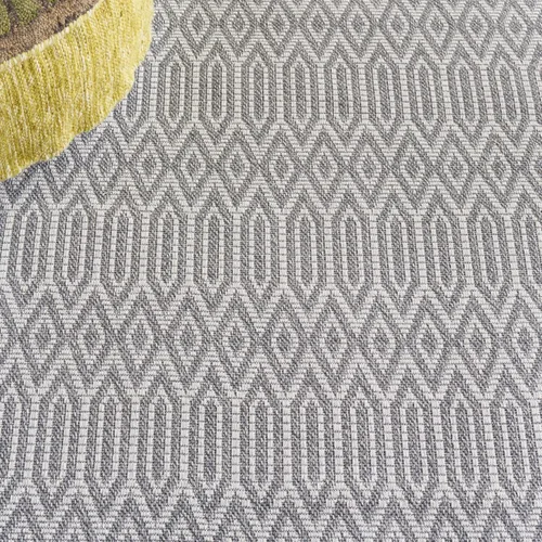 Miniatura 7 de Martha Stewart x SAFAVIEH - Colección de alfombras de área de 2 x 8 pies, color antracita y gris claro, tejido plano, de algodón, ideal para sala