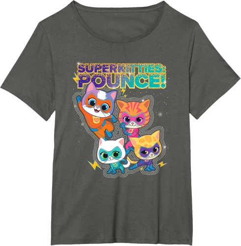 Miniatura 55 de Disney Junior SuperKitties Pounce! Camiseta de equipo completo, talla S